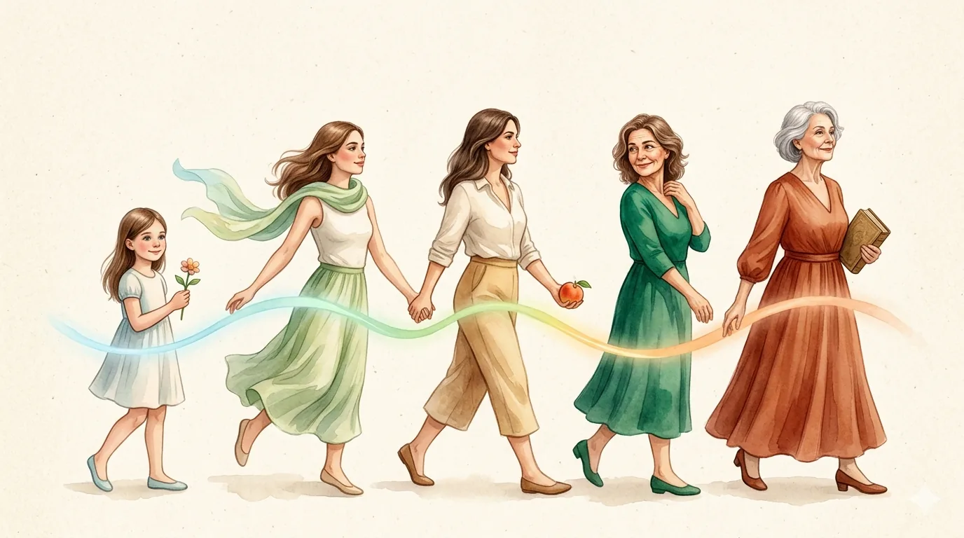 La trasformación de la mujer desde la menarquia hasta la menopausia 